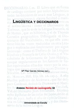 Lingüística y diccionarios
