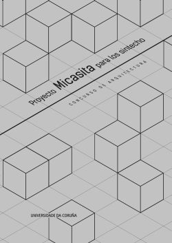 Proyecto Micasita para los sintecho. Concurso de arquitectura