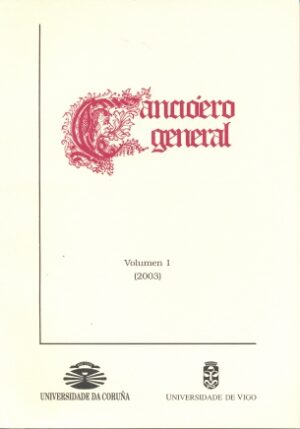 Cancionero General. Volume  1 (2003)