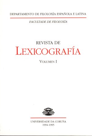 Revista de Lexicografía. Volumen II