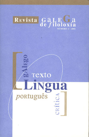 Revista galega de filoloxía. Nº 2